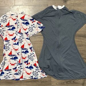 Whale and Sailboat Kids Pajama Sleep Sack